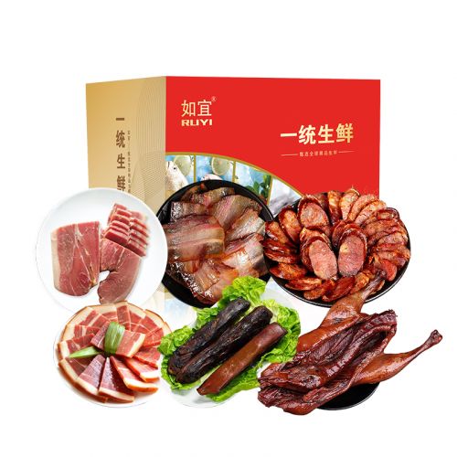 一统如宜腊味礼盒398型