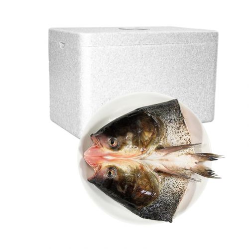 如宜水库花鲢鱼头1200g/袋
