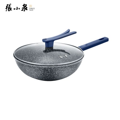 张小泉花岗岩不粘炒锅