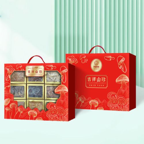 半亩良田-养生菌菇-吉祥山珍-臻选礼盒