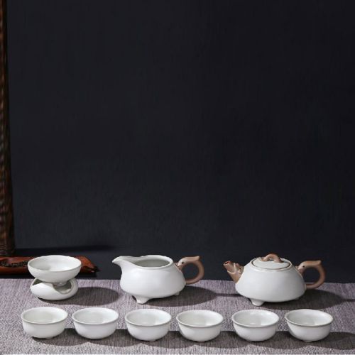 八方礼  鼎盛辉煌汝窑10入茶具  BFL3001-14A