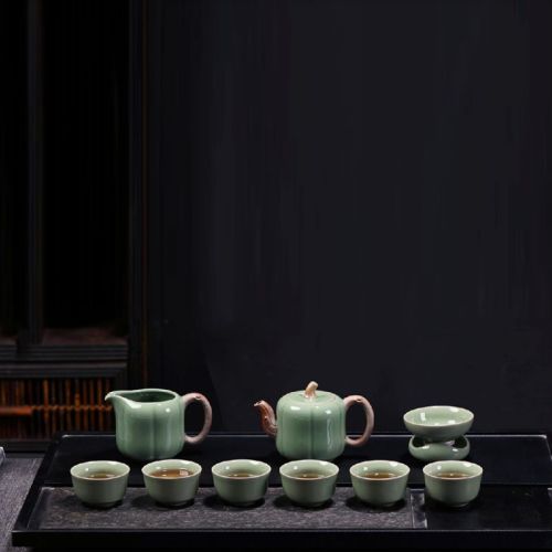 八方礼  福运连连龙泉官窑茶具  BFLLQGY2019-1