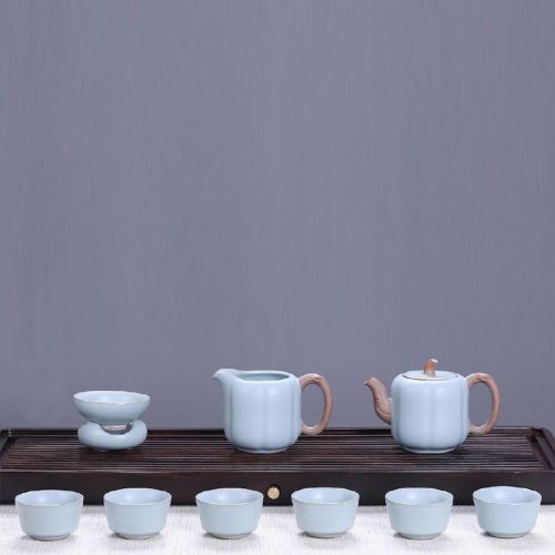 八方礼  福运连连汝窑茶具  BFLRY2019-1 