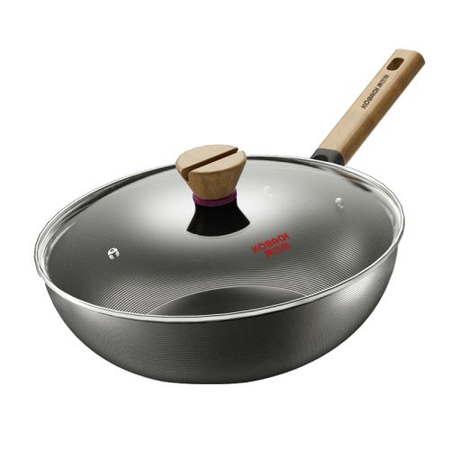 康巴赫无涂层防锈炒锅-套装32cm KGX-C32F（单位：个） 黑色