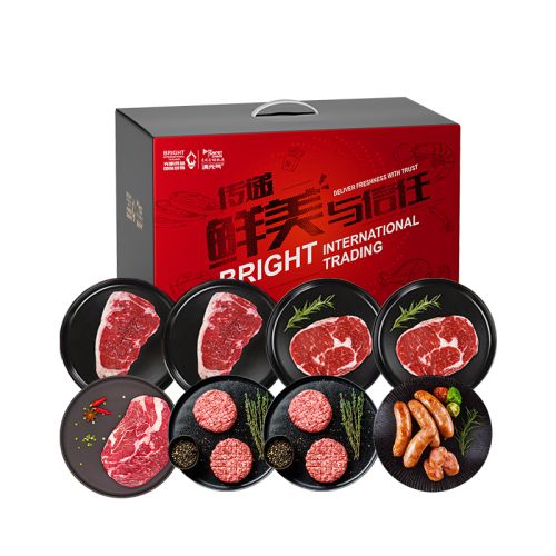 【光明满元气】谷饲牛排礼盒1350g