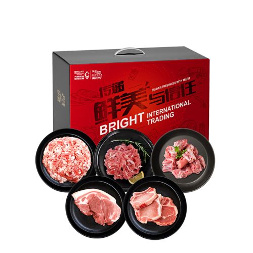 【光明满元气】两头乌黑猪礼盒1500g