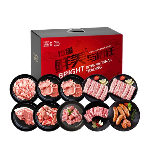 【光明满元气】两头乌黑猪礼盒2900g