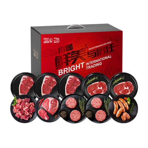 【光明满元气】牛排牛肉礼盒2150g