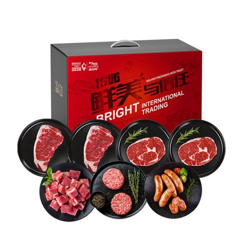 【光明满元气】牛排牛肉礼盒1400g