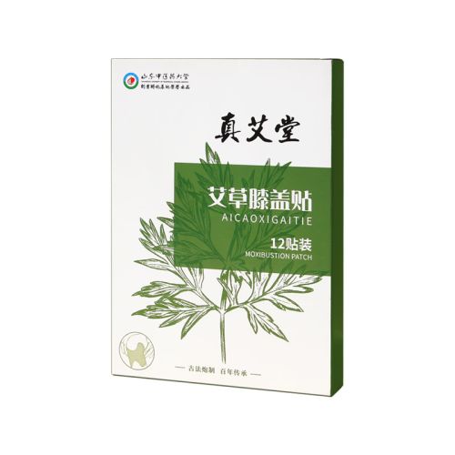 真艾堂｜灼粹艾草膝盖贴12贴/盒【一盒装】'048