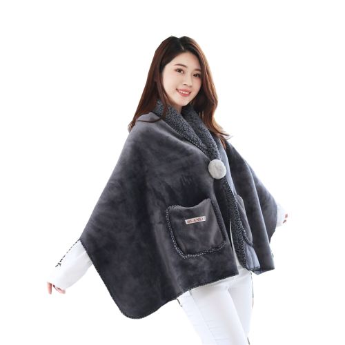 圣夫妮美式多功能懒人毯（深空灰） SFN-200