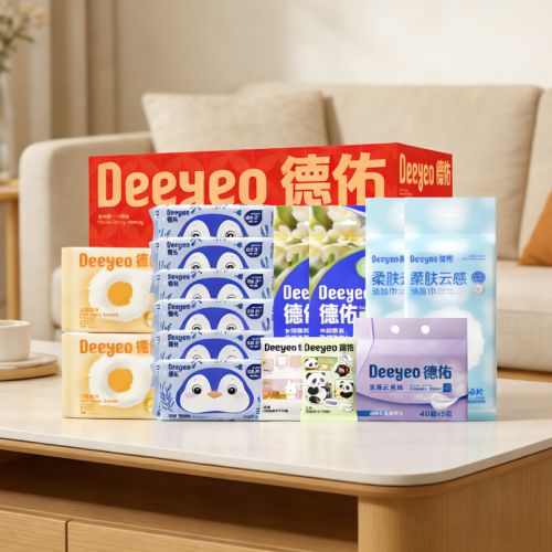 德佑大顺鸿运礼JXLD051107（纸巾+湿巾+湿厕纸+洗脸巾组合）
