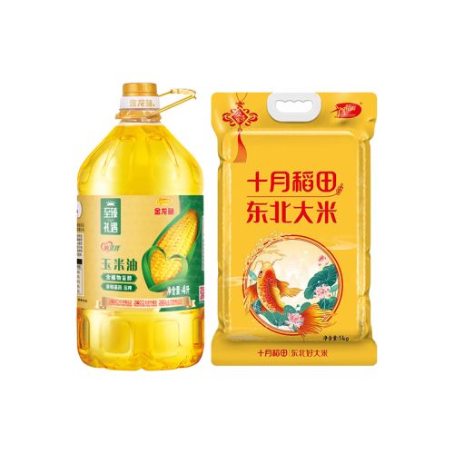金龙鱼/十月稻田 米油组合4L+5kg