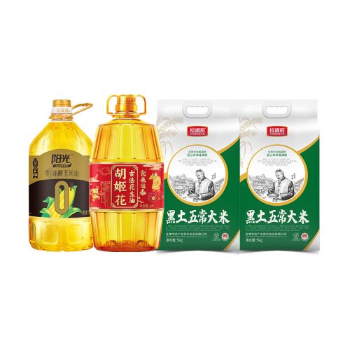 胡姬花/金龙鱼/裕道府 米油组合10L+10kg