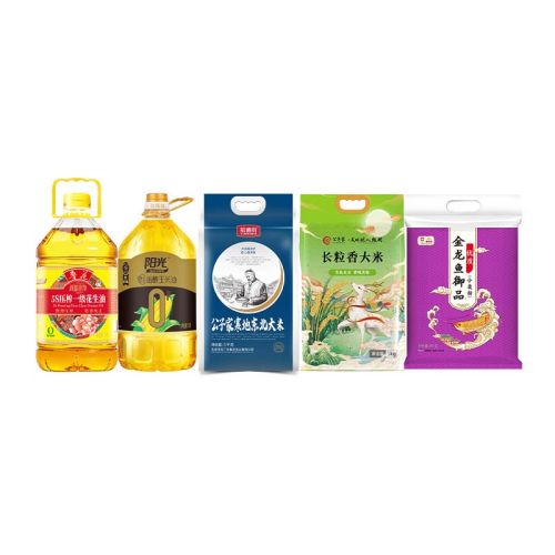 鲁花/金龙鱼/裕道府/天地粮人 米油面粉组合 10L+15kg