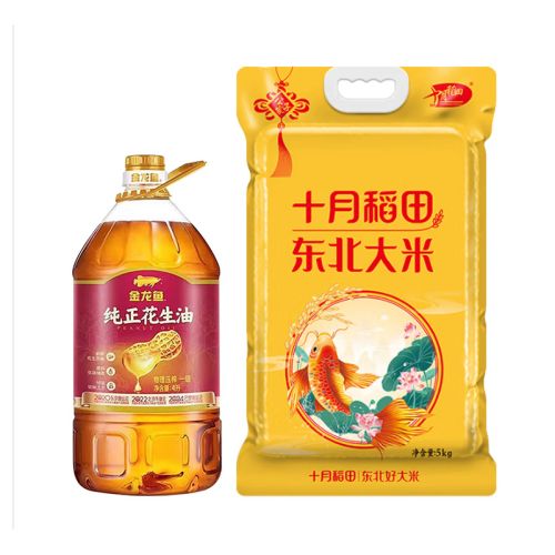 金龙鱼/十月稻田 米油组合 4L+5kg