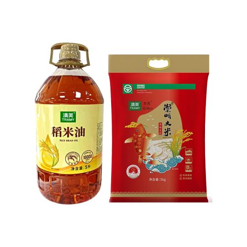 清美 米油组合5L+5kg