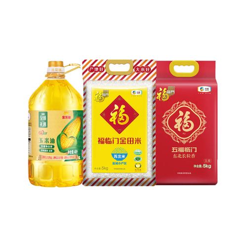 金龙鱼/福临门 米油组合4L+10kg