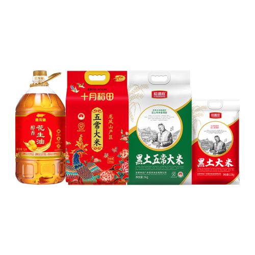 金龙鱼/十月稻田/裕道府 5L+12.5KG