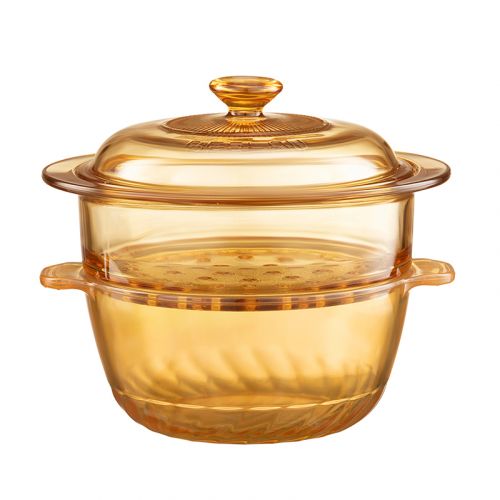 德世朗DFS-ZT6001琥珀系列微晶多用蒸汤锅2.5L