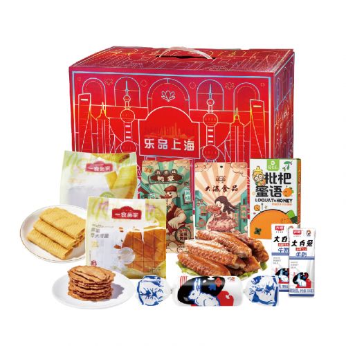 光选 光明休闲食品礼盒1460g