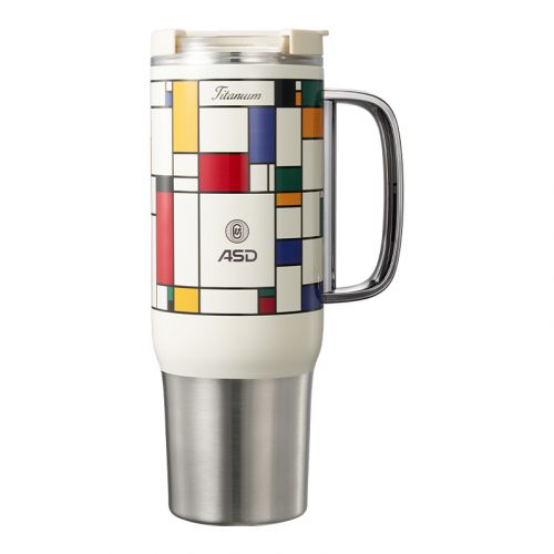 爱仕达 梦的离岸纯钛大容量吸管保温杯860ml RWS86B18Q-W