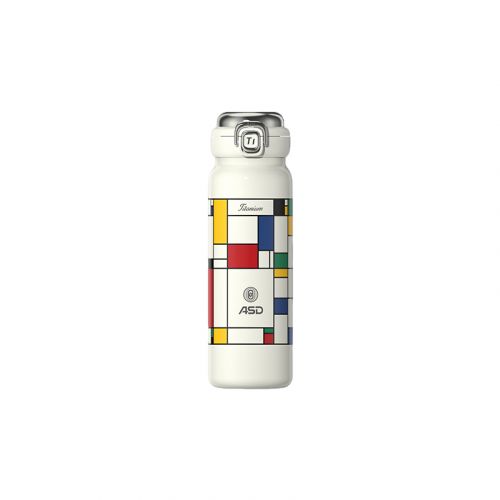 爱仕达 梦的离岸纯钛弹跳保温杯430ml RWS43B18Q-W