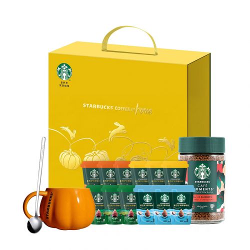 星巴克中秋星选咖啡礼盒65g+300ml